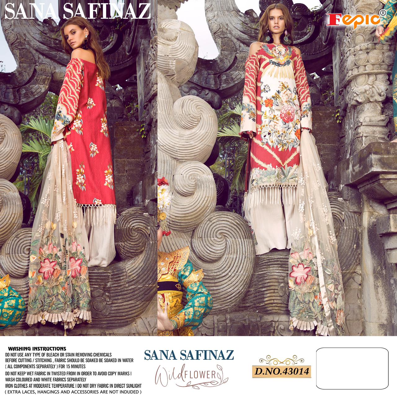 Fepic Presents  Sana Safinaz Wild Flower Pakistani Salwar Suits