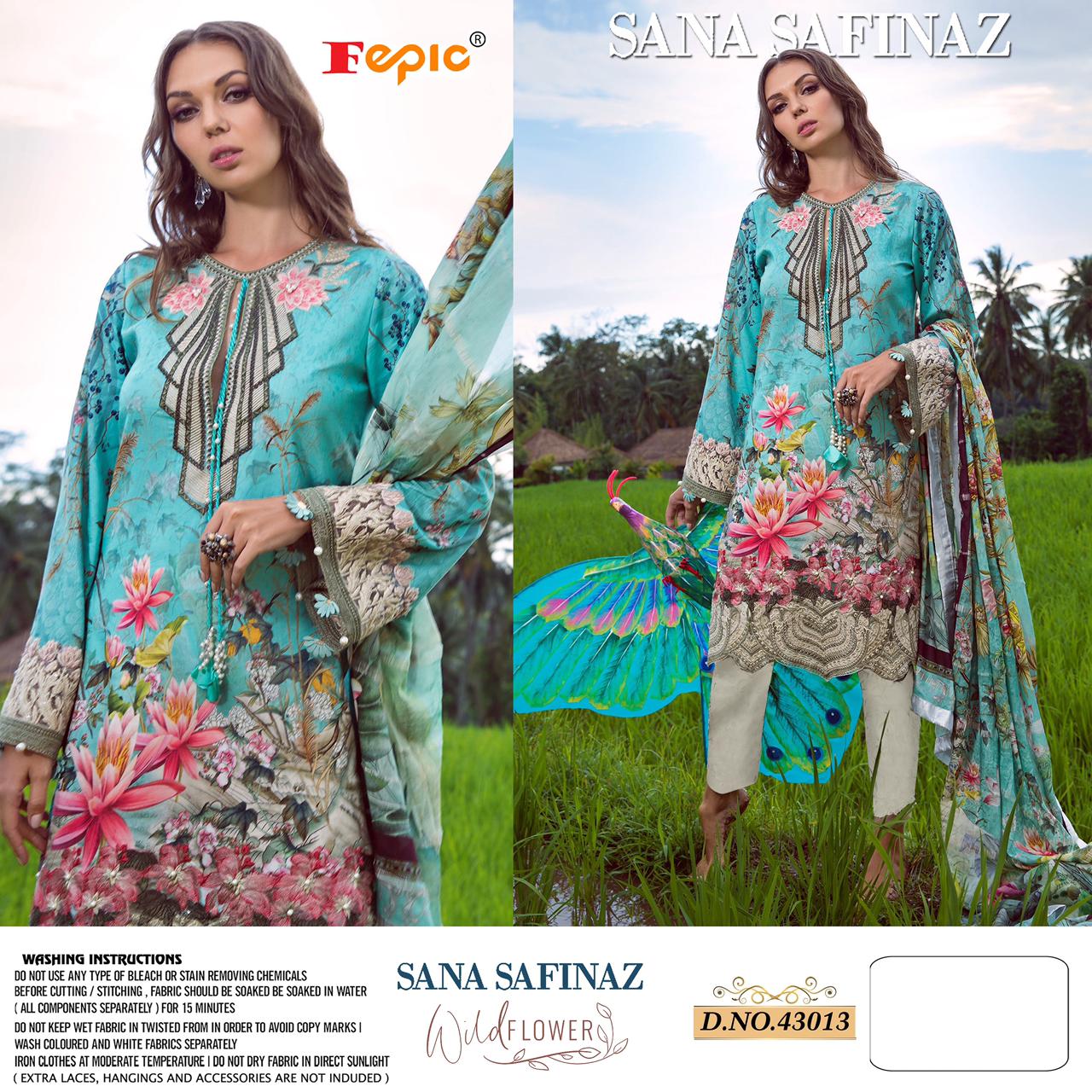 Fepic Presents  Sana Safinaz Wild Flower Pakistani Salwar Suits