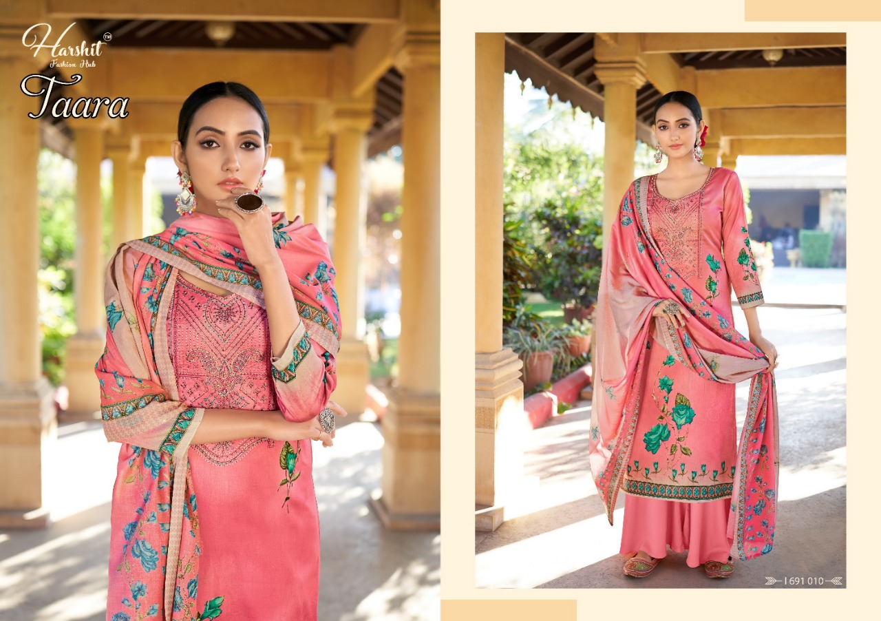 Harshit By Taara  Designer Cotton Summer Wear Dress Material