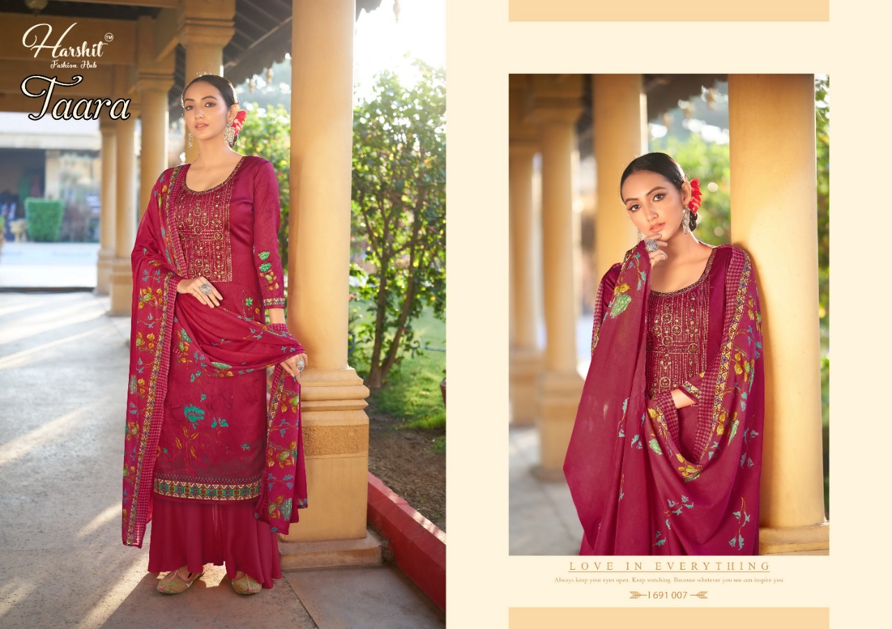 Harshit By Taara  Designer Cotton Summer Wear Dress Material