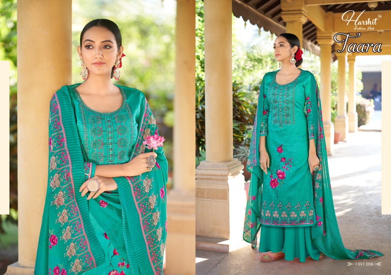 Harshit By Taara  Designer Cotton Summer Wear Dress Material