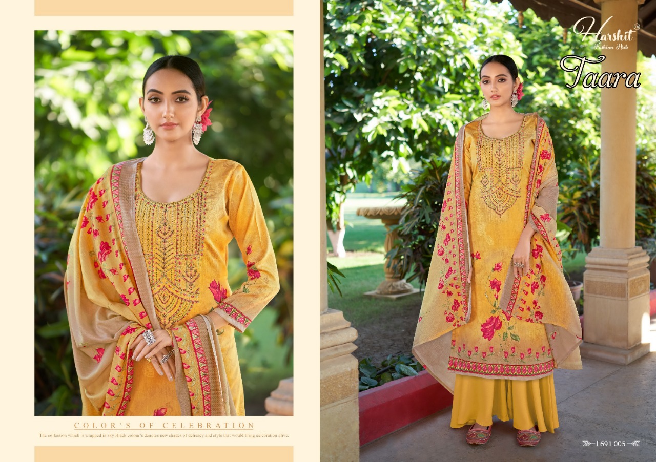 Harshit By Taara  Designer Cotton Summer Wear Dress Material