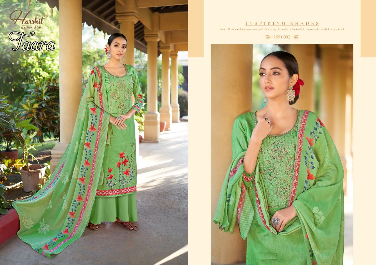 Harshit By Taara  Designer Cotton Summer Wear Dress Material