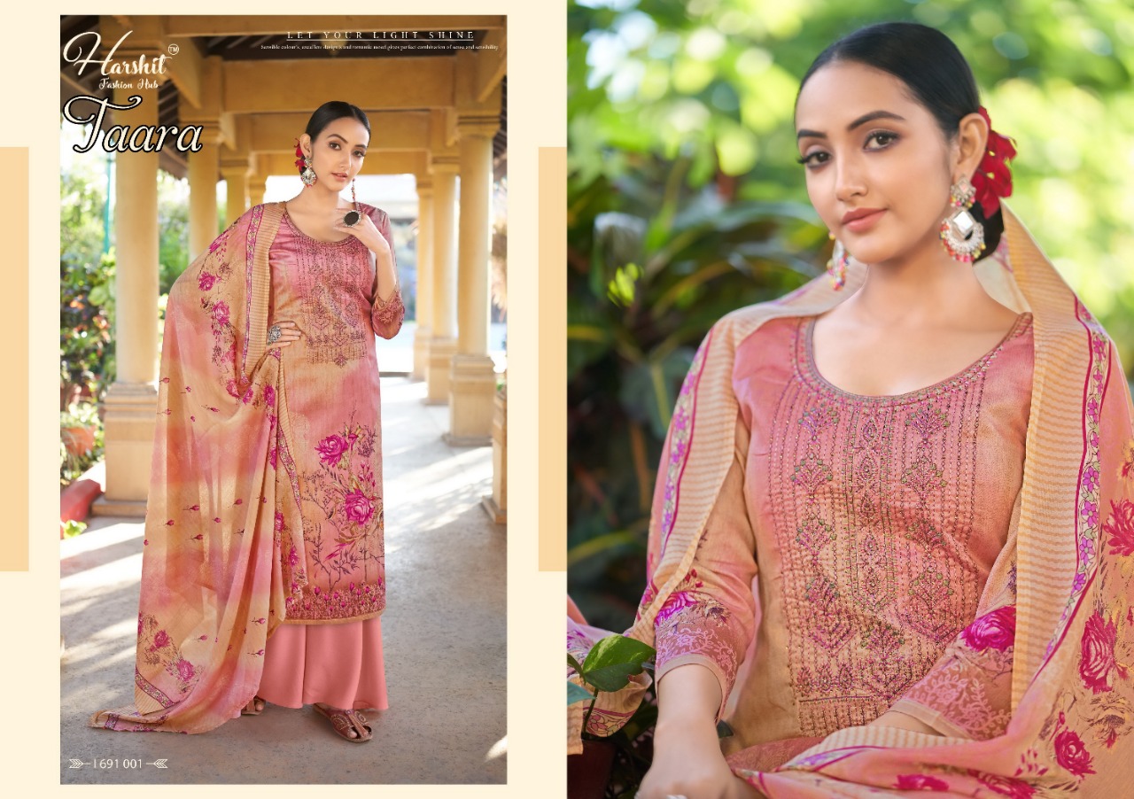 Harshit By Taara  Designer Cotton Summer Wear Dress Material