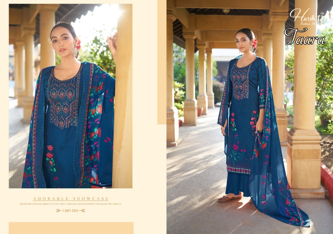 Harshit By Taara  Designer Cotton Summer Wear Dress Material