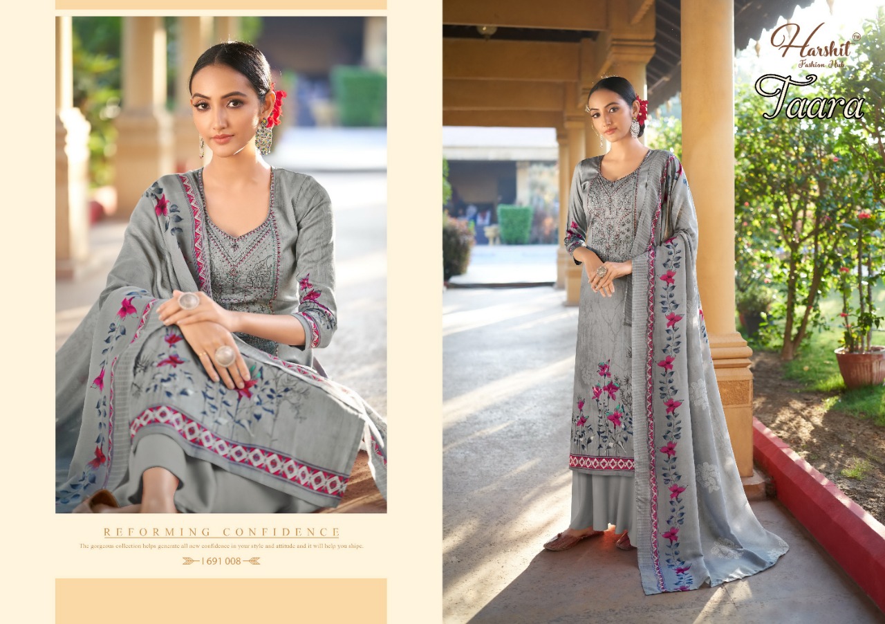 Harshit By Taara  Designer Cotton Summer Wear Dress Material