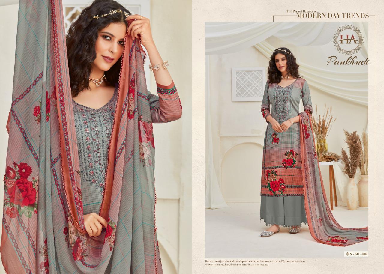 Harshit Launching Pankhudi  Designer Dress Material