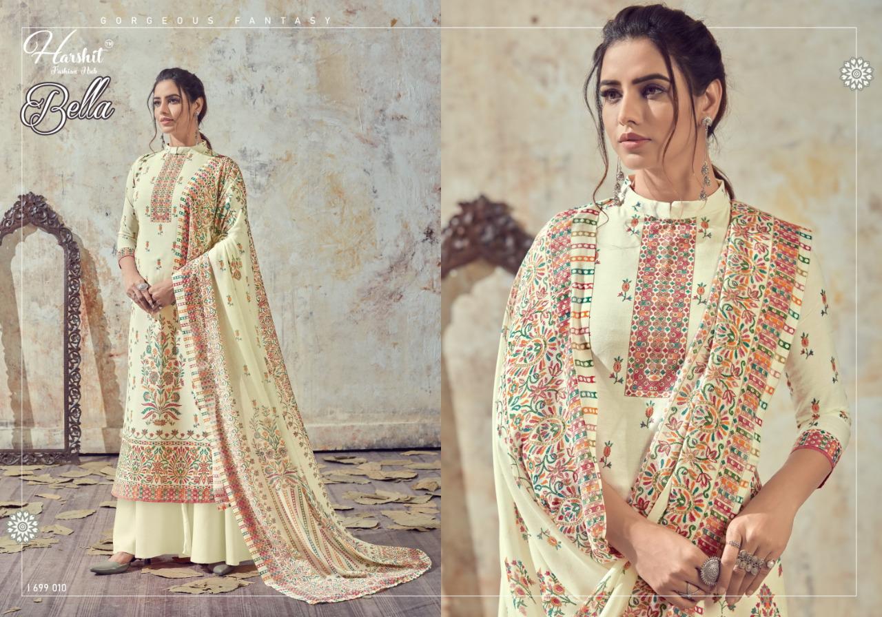 Harshit  Presents Bella Cotton Digital Printed Designer Dress Material