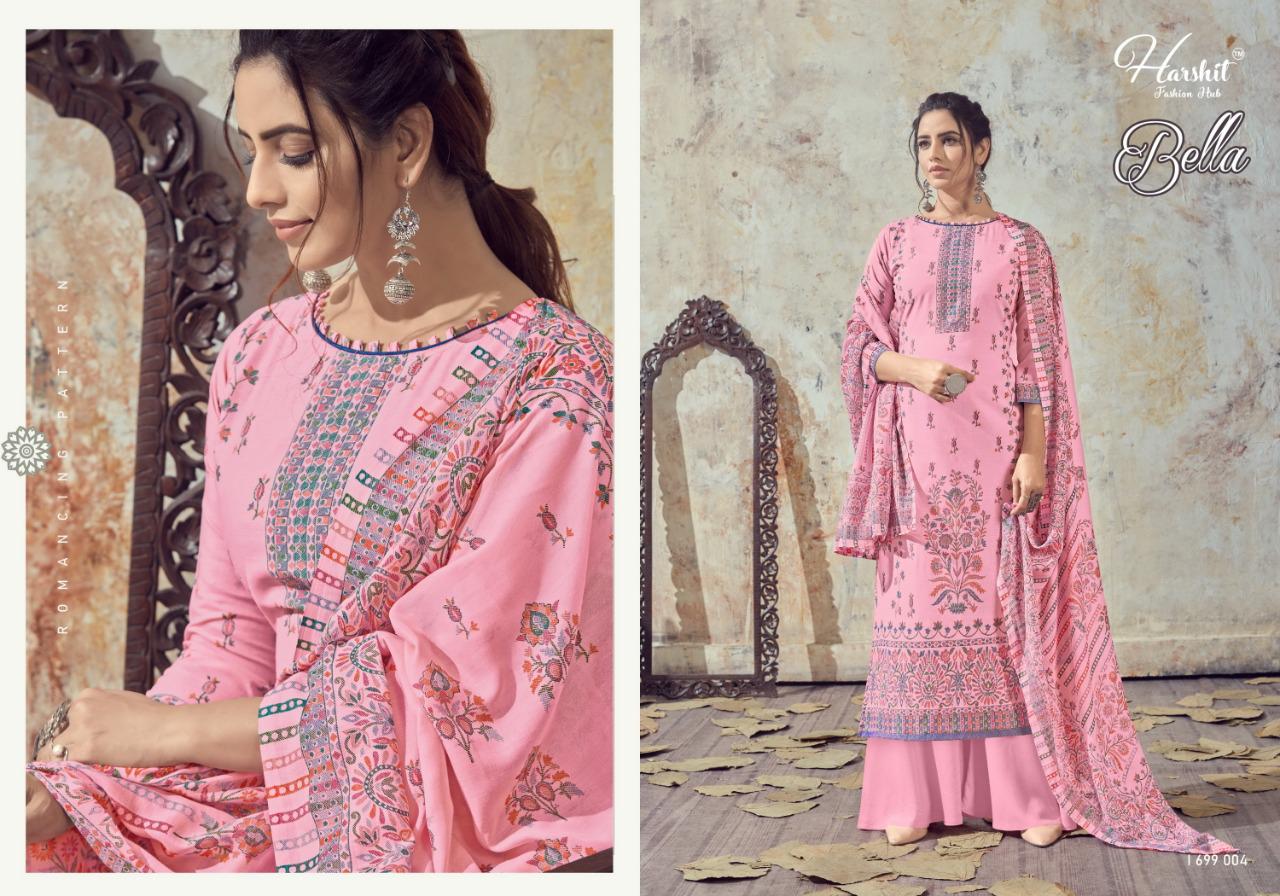 Harshit  Presents Bella Cotton Digital Printed Designer Dress Material