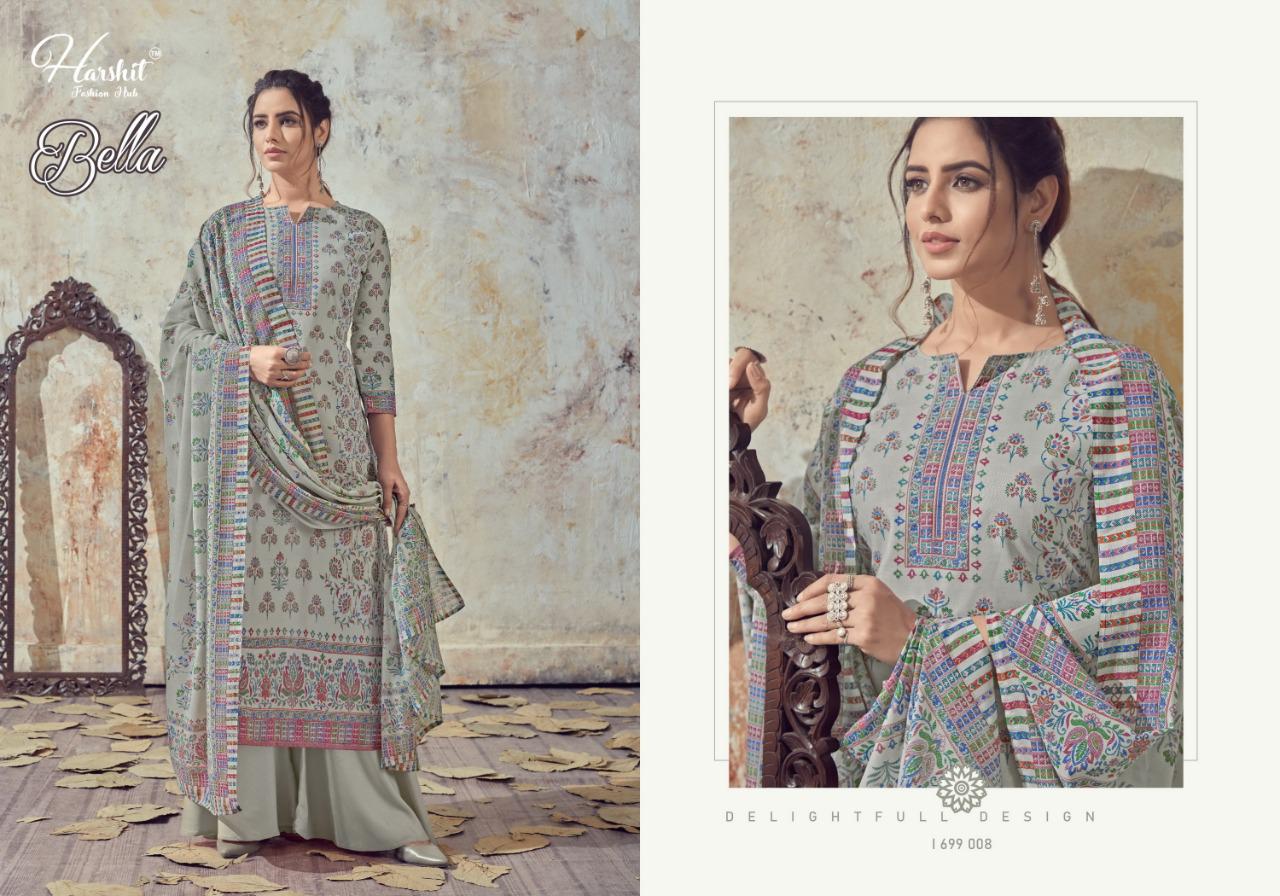 Harshit  Presents Bella Cotton Digital Printed Designer Dress Material