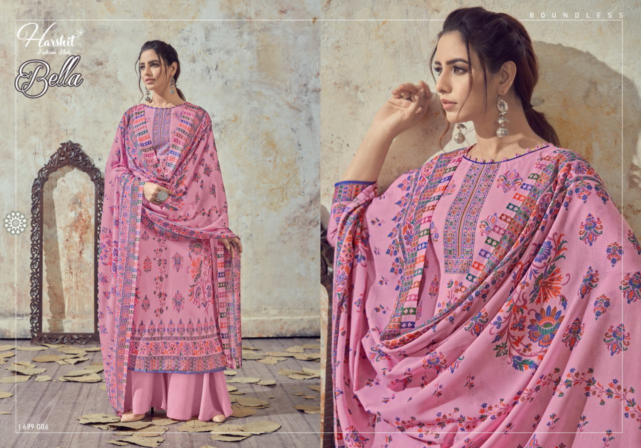 Harshit  Presents Bella Cotton Digital Printed Designer Dress Material
