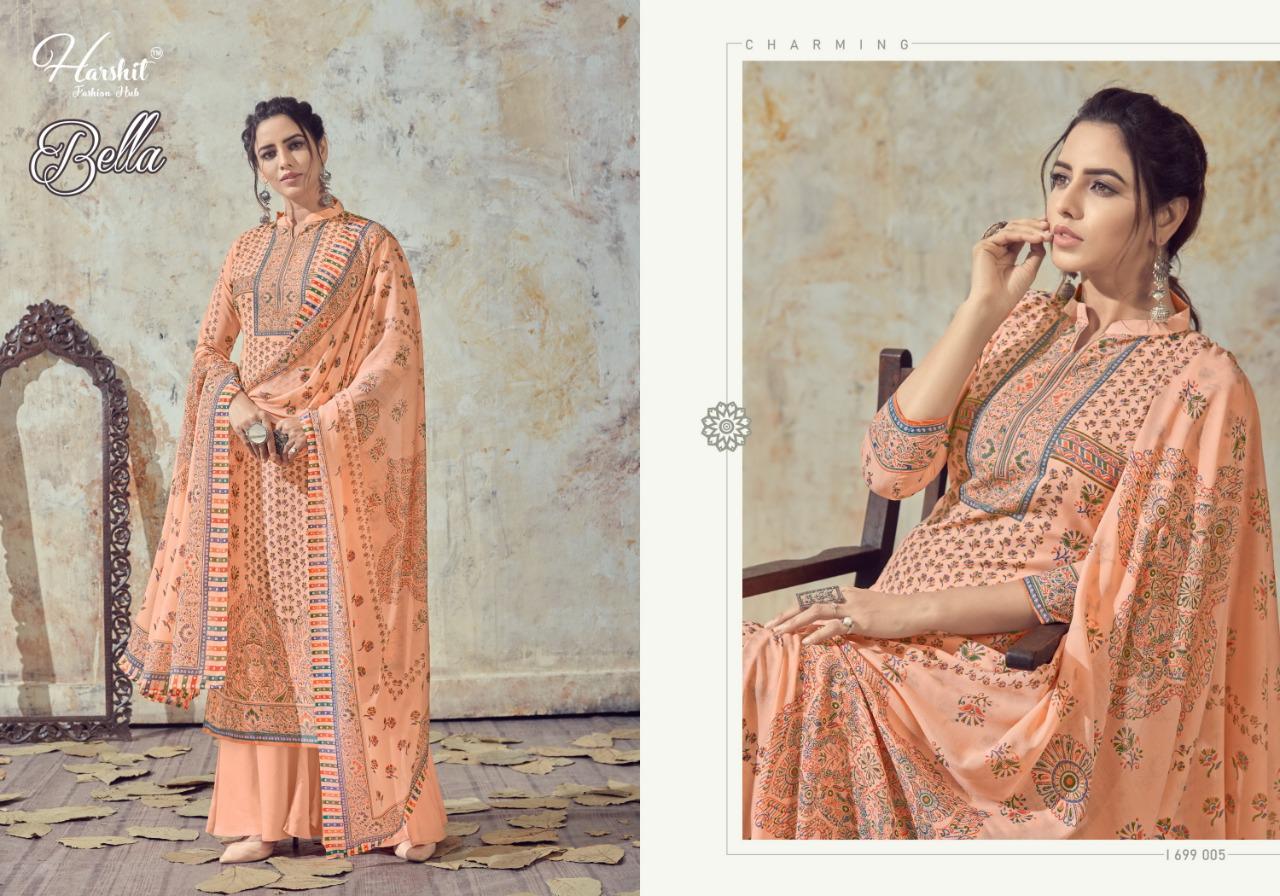 Harshit  Presents Bella Cotton Digital Printed Designer Dress Material