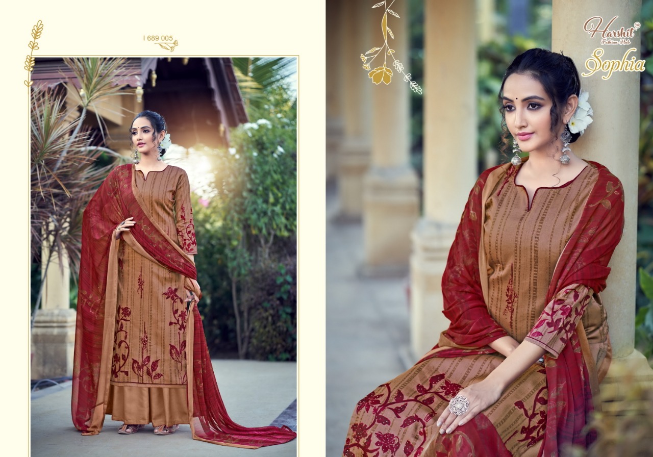 Harshit Presents Sophia Ethnic Wear Dress Material