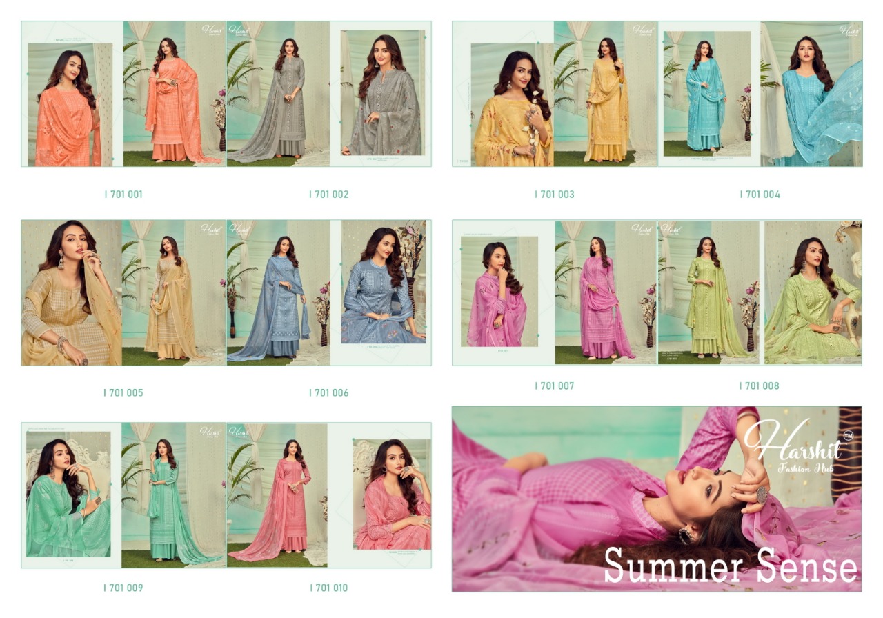 Harshit Presents Summer Sense Designer Dress Material