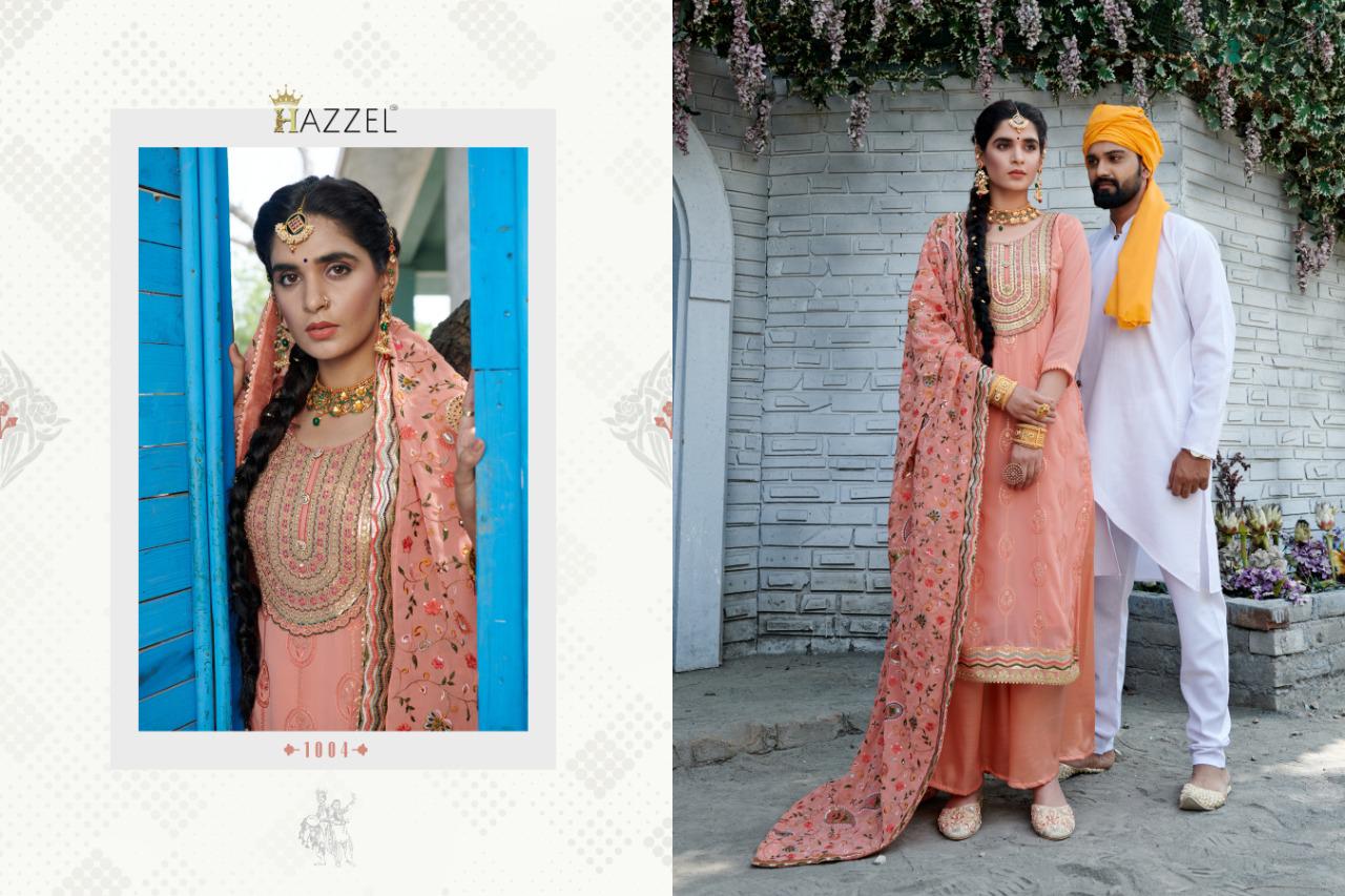 Hazzel  Presents Laung Laanchi  Designer Dress Material