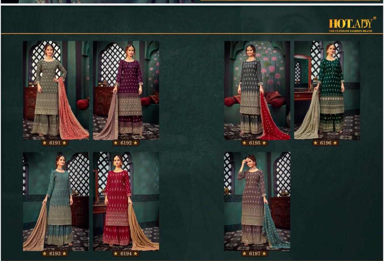 Hotlady Launching  Samaira Series 6191   Salwar Kameez Collection