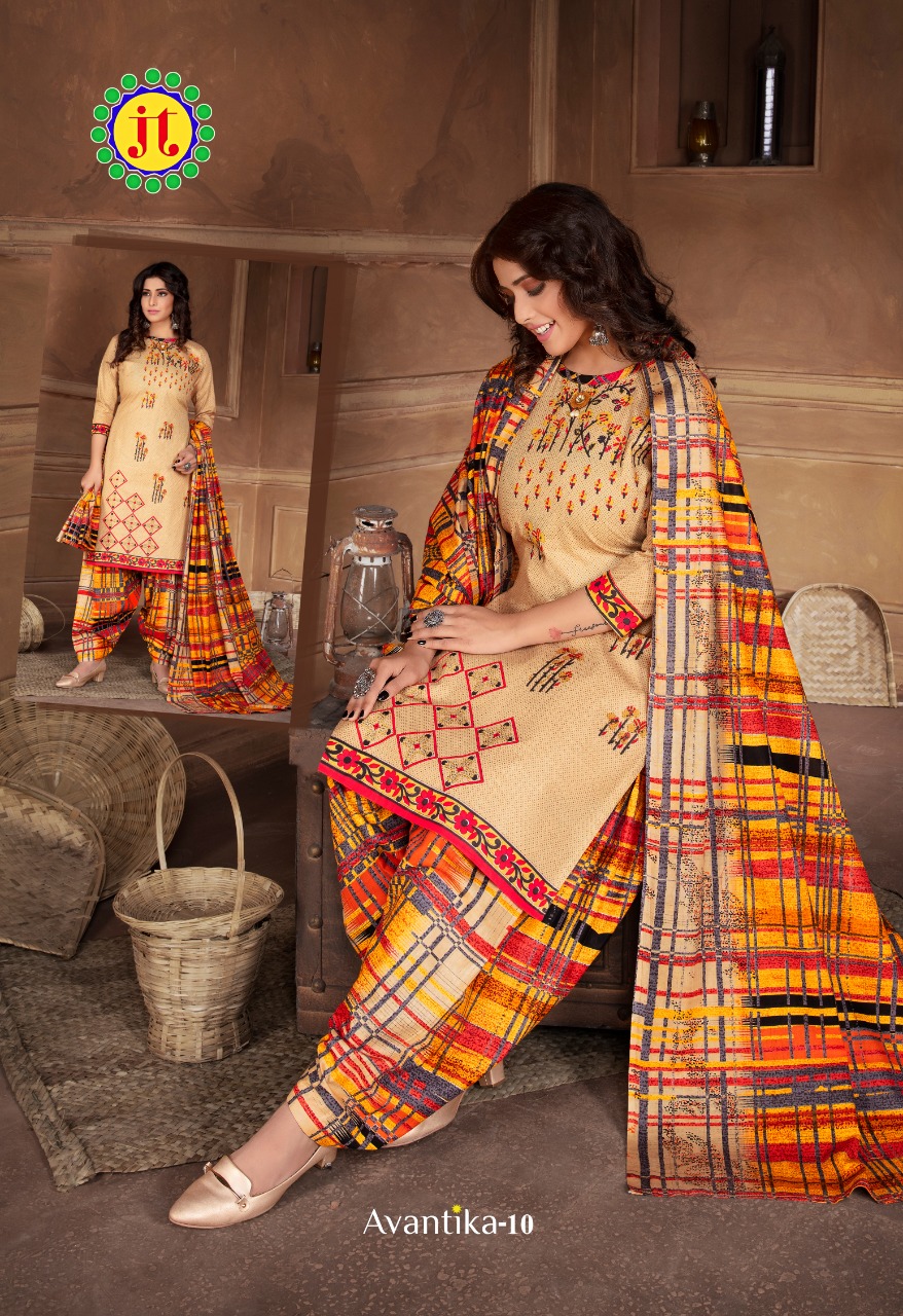 Jt Presents Avantika Vol 10 Printed Readymade Collection