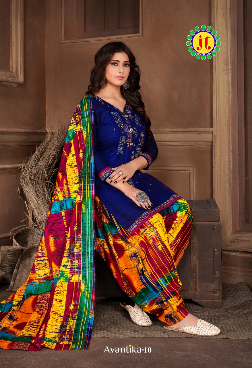 Jt Presents Avantika Vol 10 Printed Readymade Collection