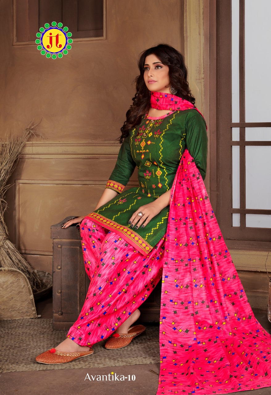 Jt Presents Avantika Vol 10 Printed Readymade Collection