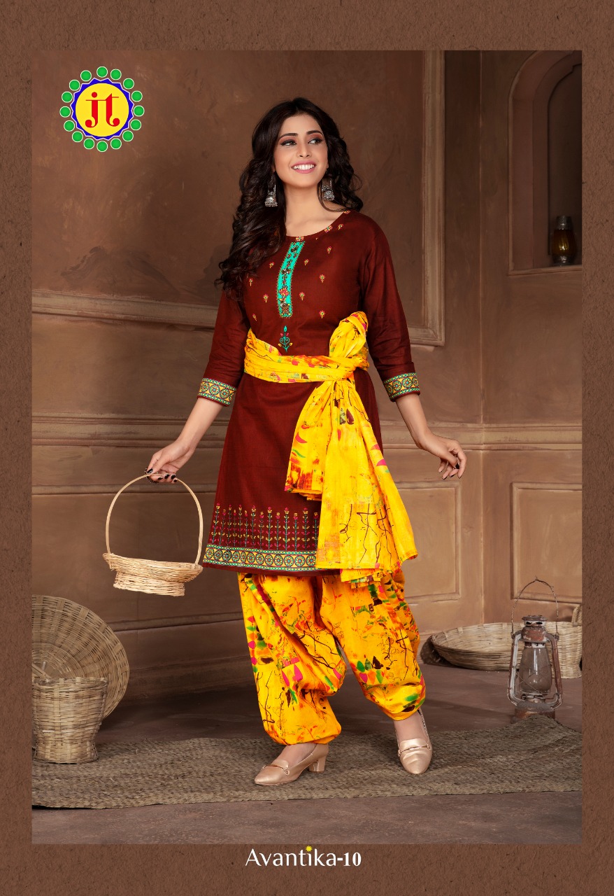 Jt Presents Avantika Vol 10 Printed Readymade Collection