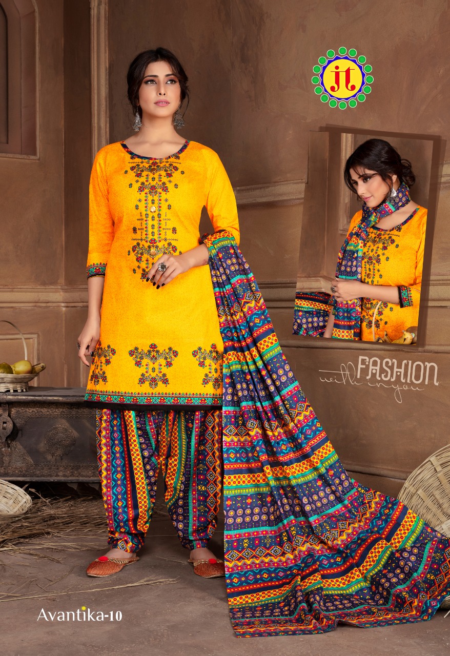 Jt Presents Avantika Vol 10 Printed Readymade Collection