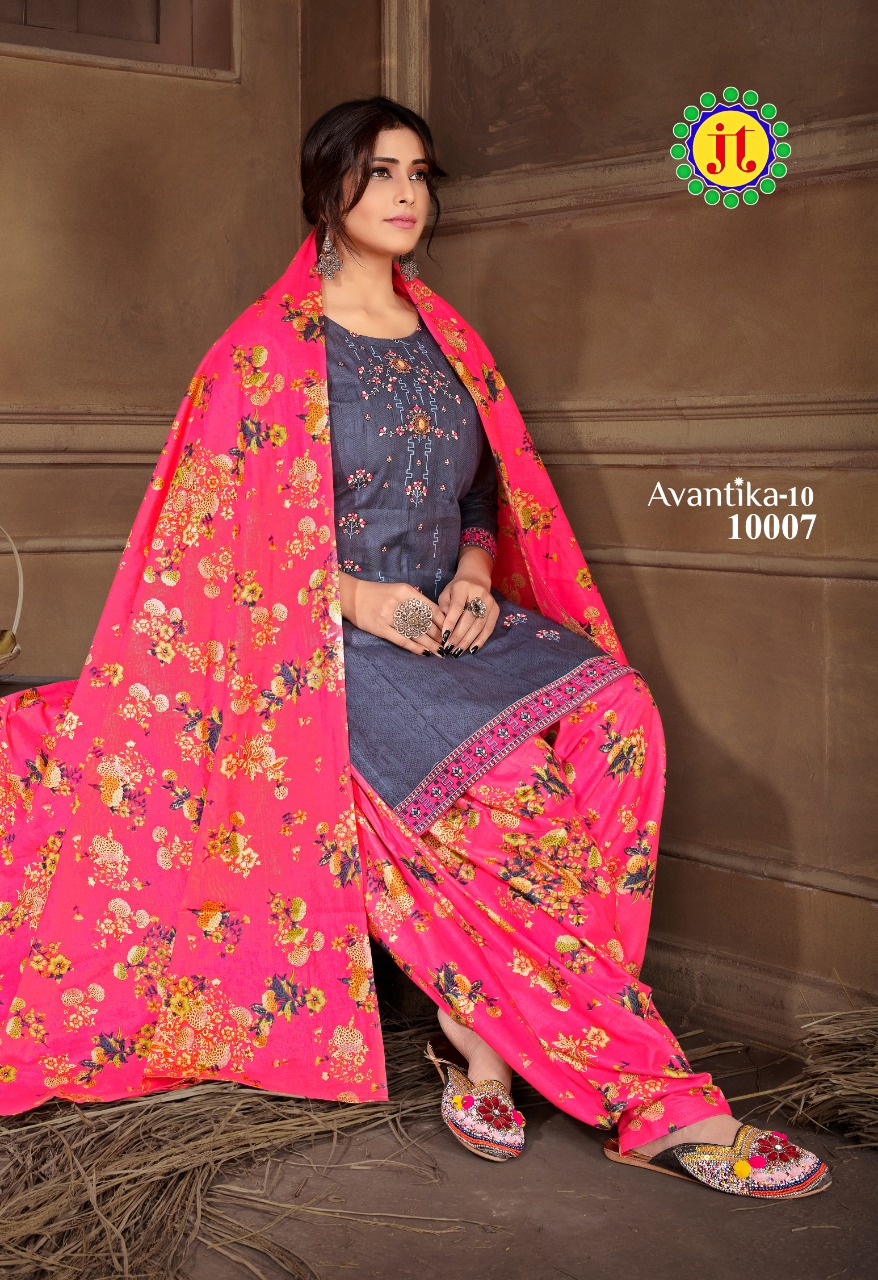Jt Presents Avantika Vol 10 Printed Readymade Collection