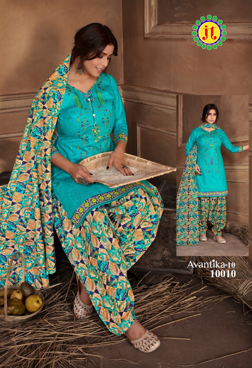 Jt Presents Avantika Vol 10 Printed Readymade Collection
