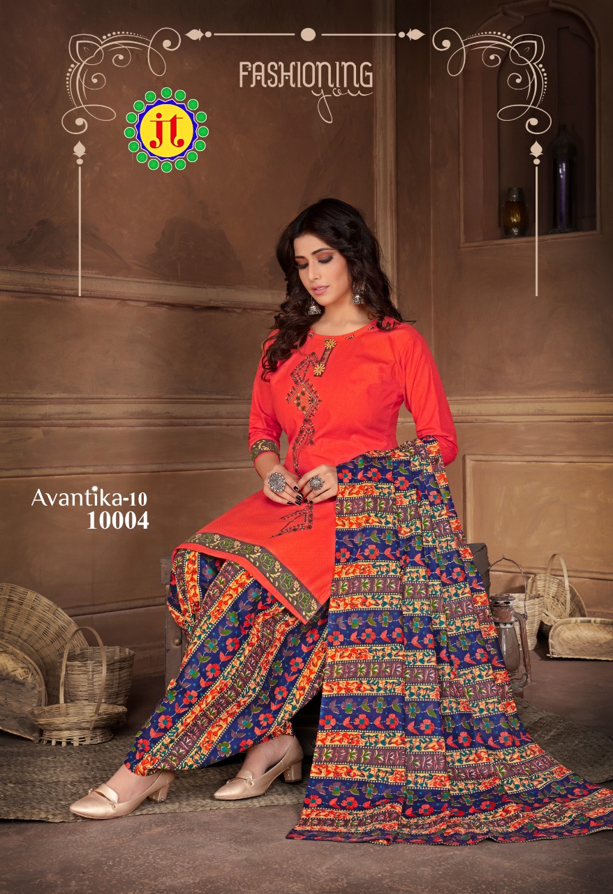 Jt Presents Avantika Vol 10 Printed Readymade Collection