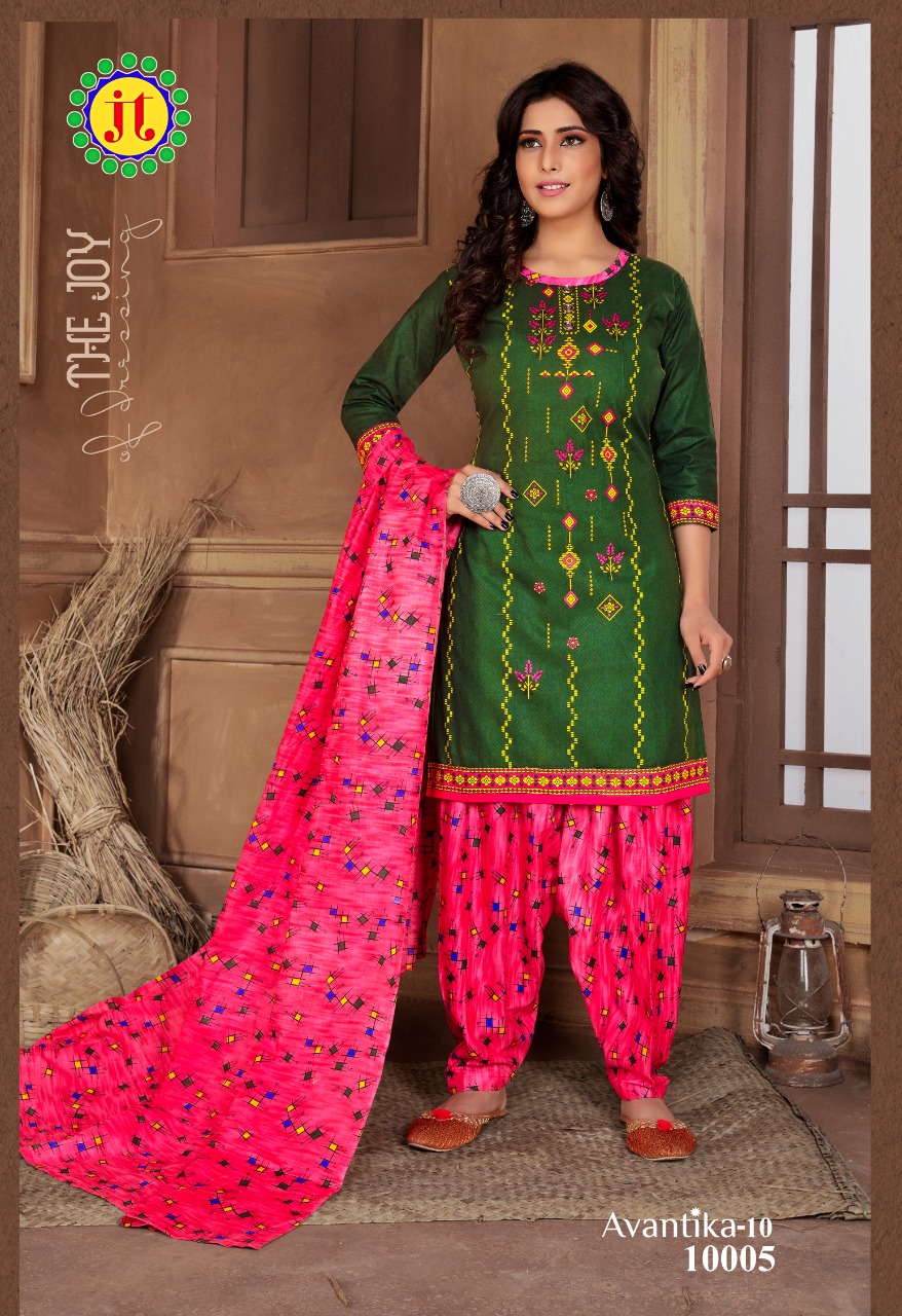 Jt Presents Avantika Vol 10 Printed Readymade Collection
