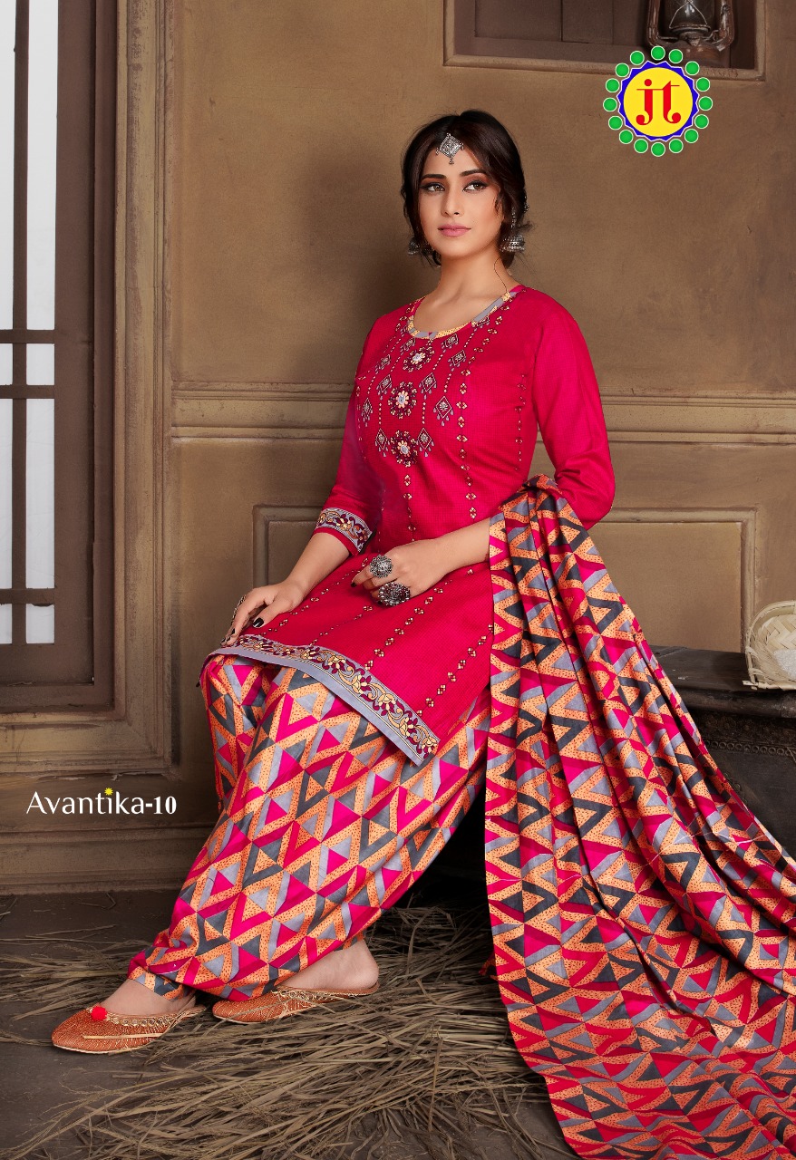 Jt Presents Avantika Vol 10 Printed Readymade Collection