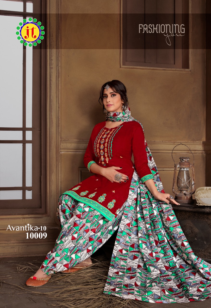 Jt Presents Avantika Vol 10 Printed Readymade Collection