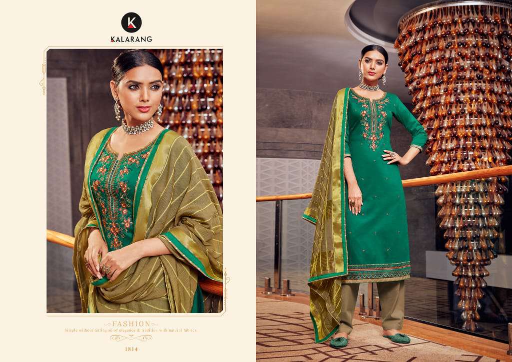 Kalarang Presents Jasmin Vol 10 Designer Dress Material Collection