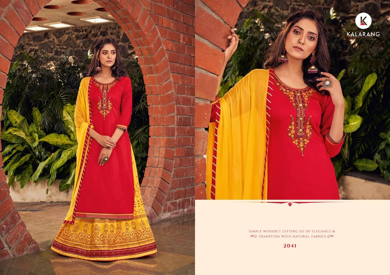 Kalarang  Presents Kashvi  Designer Dress Material