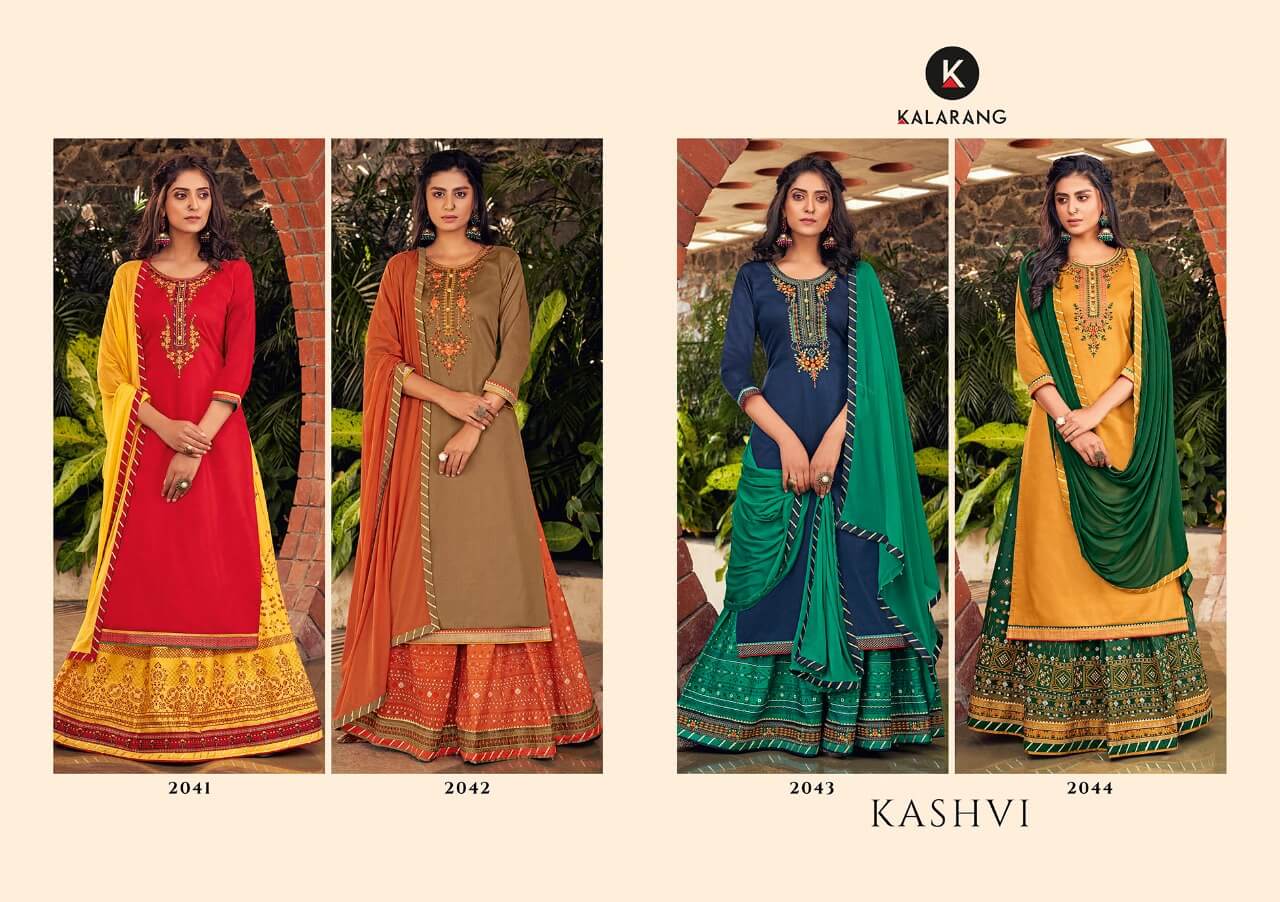 Kalarang  Presents Kashvi  Designer Dress Material