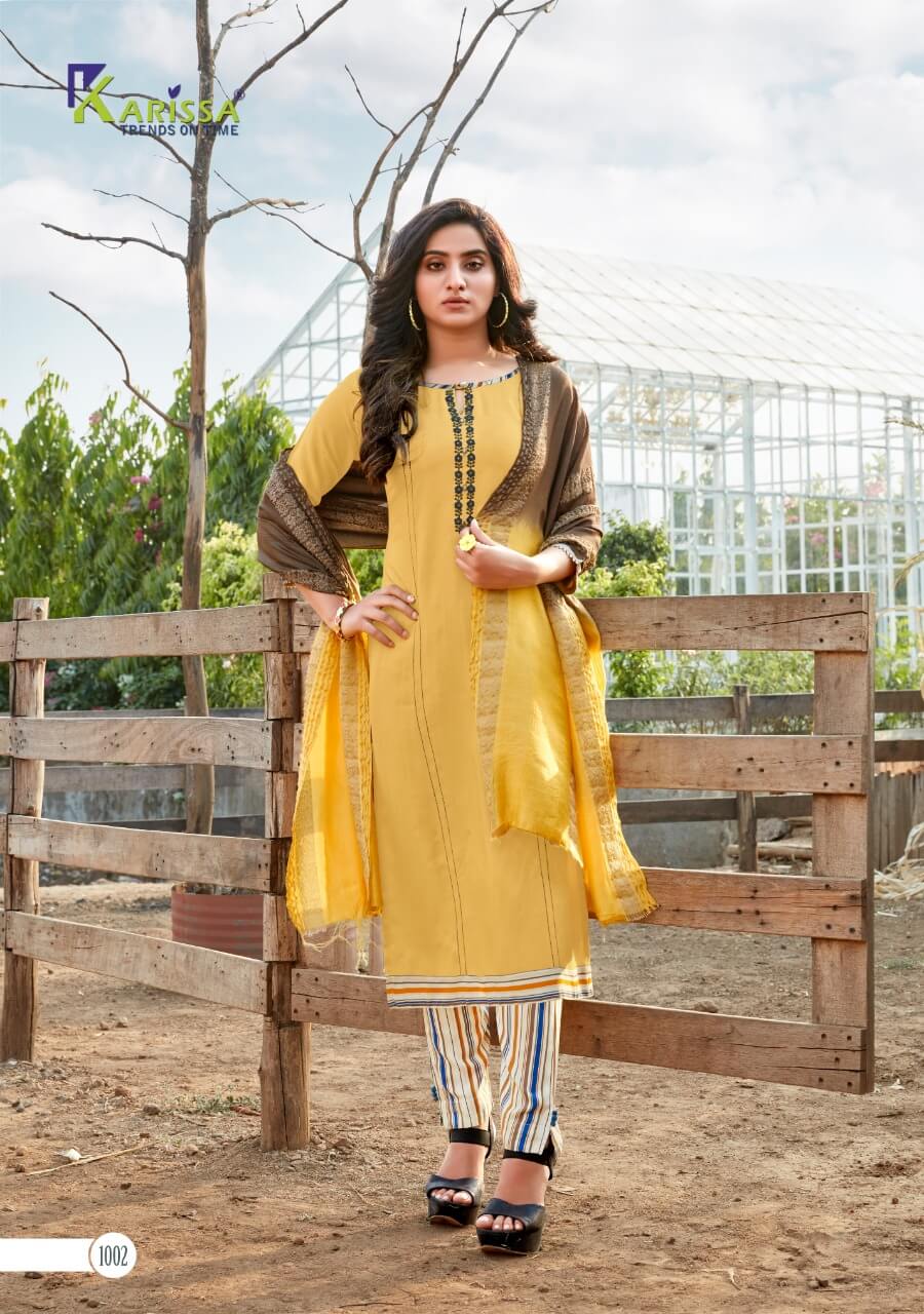 Karissa Presents Radhika  Fancy Rayon Readymade Collection