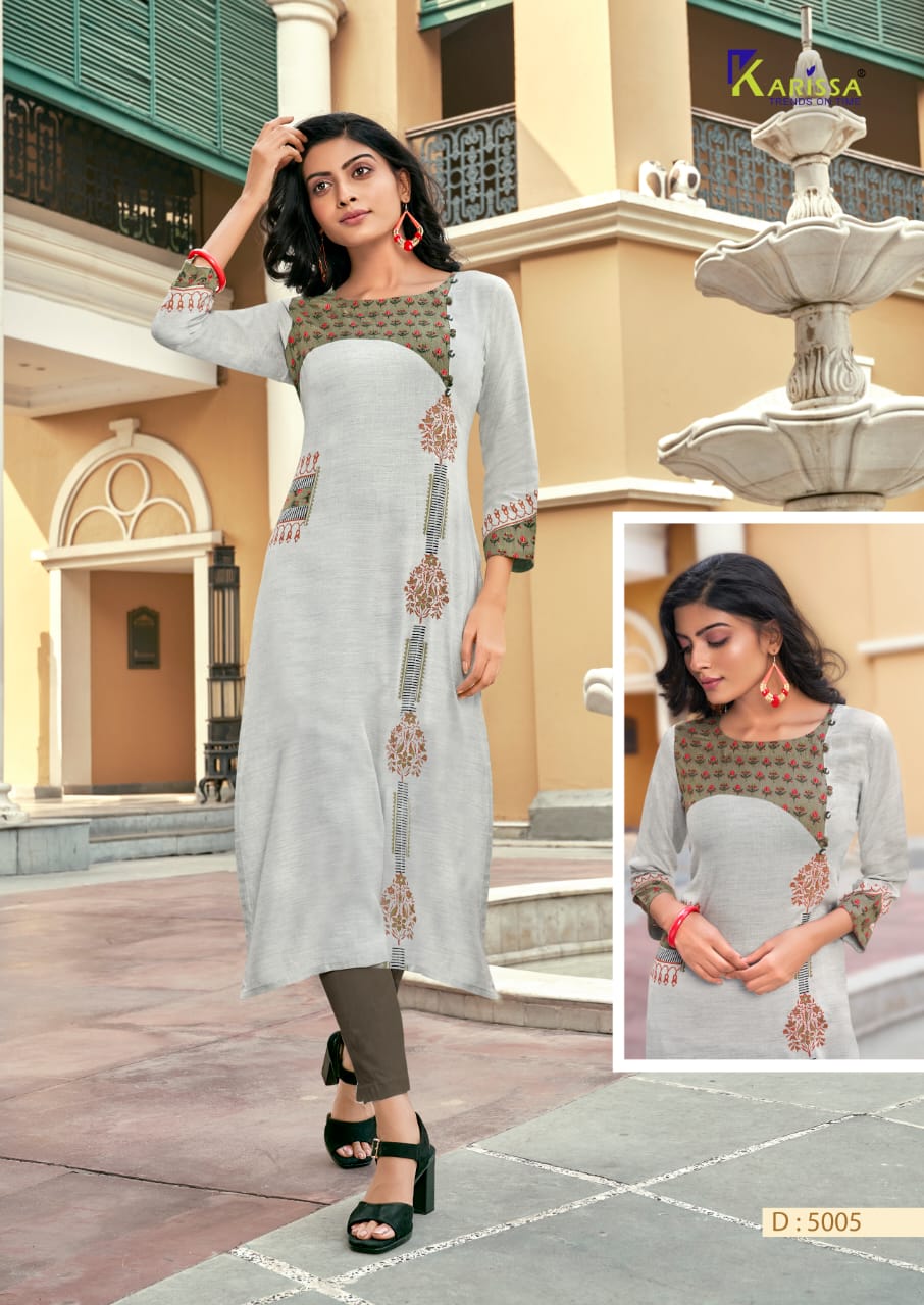 Karissa Presents Rich Girl Vol 5 Designer Kurtis Collection