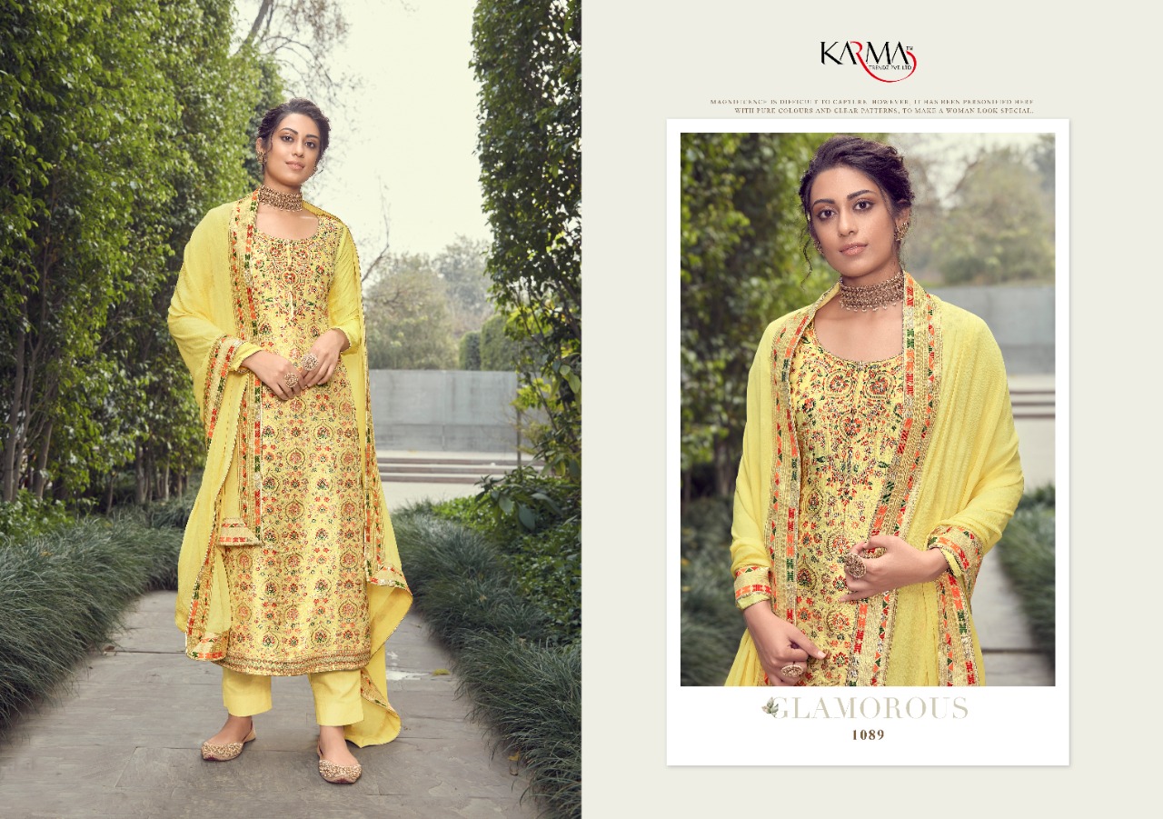 Karma Presents Jashn Series 1088 Designer Salwar Suits Collection