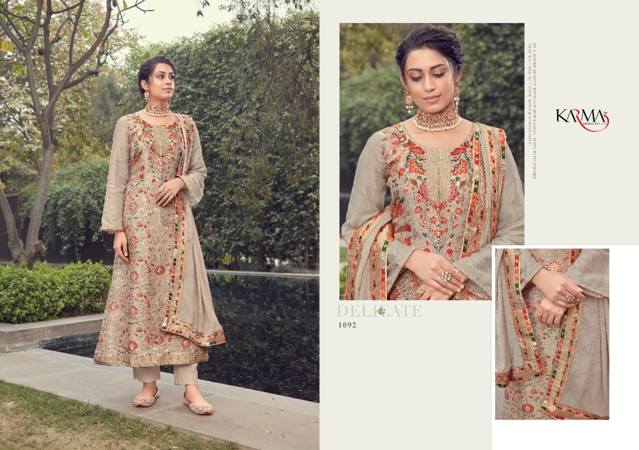Karma Presents Jashn Series 1088 Designer Salwar Suits Collection
