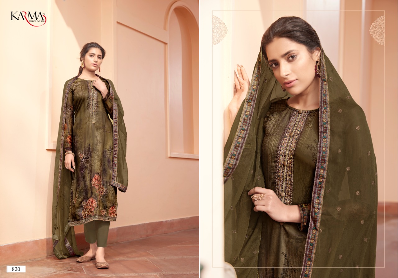 Karma Presents Lamhaa Vol 2 Designer Dress Material