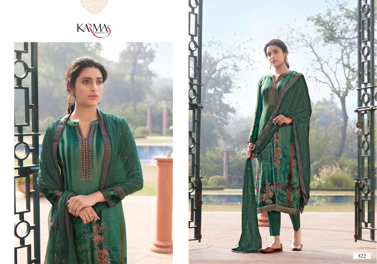 Karma Presents Lamhaa Vol 2 Designer Dress Material