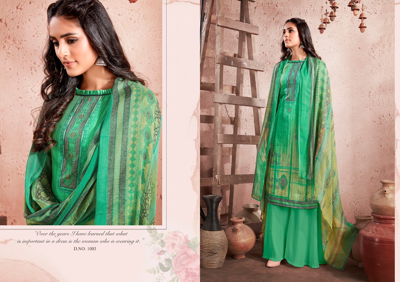 Kesariya Presents  Heena Casual Wear Dress Material