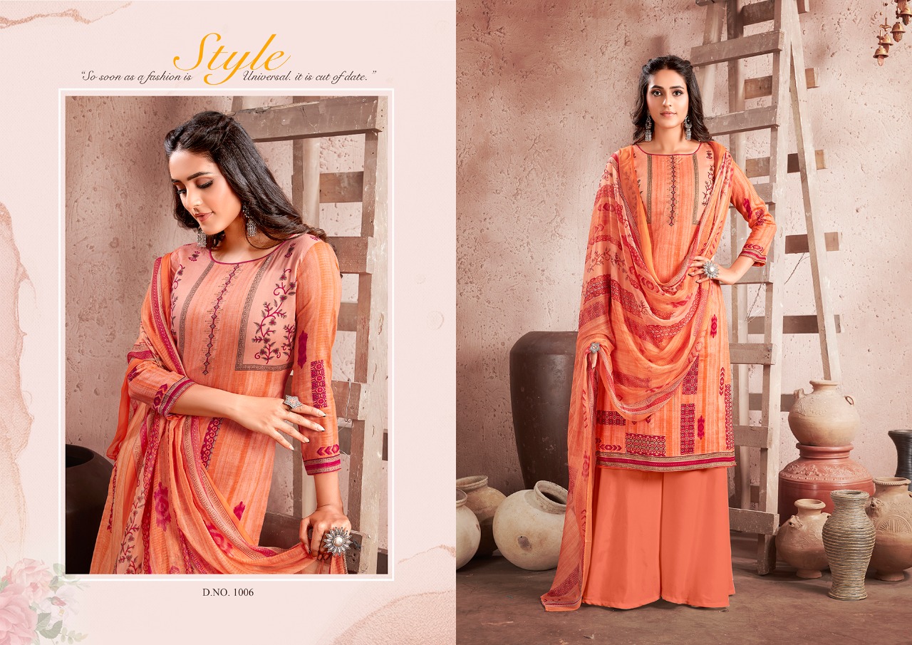 Kesariya Presents  Heena Casual Wear Dress Material