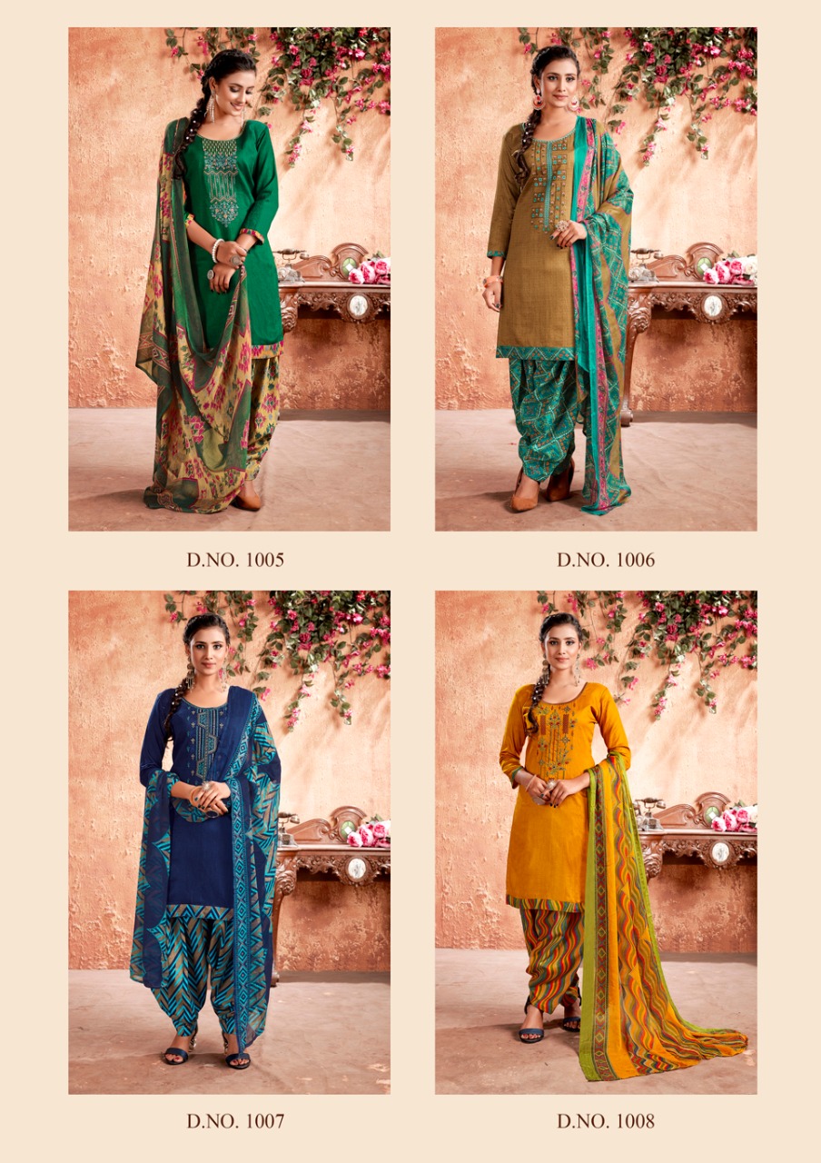 Kesariya Presents Mehar  Designer Dress Material Collection