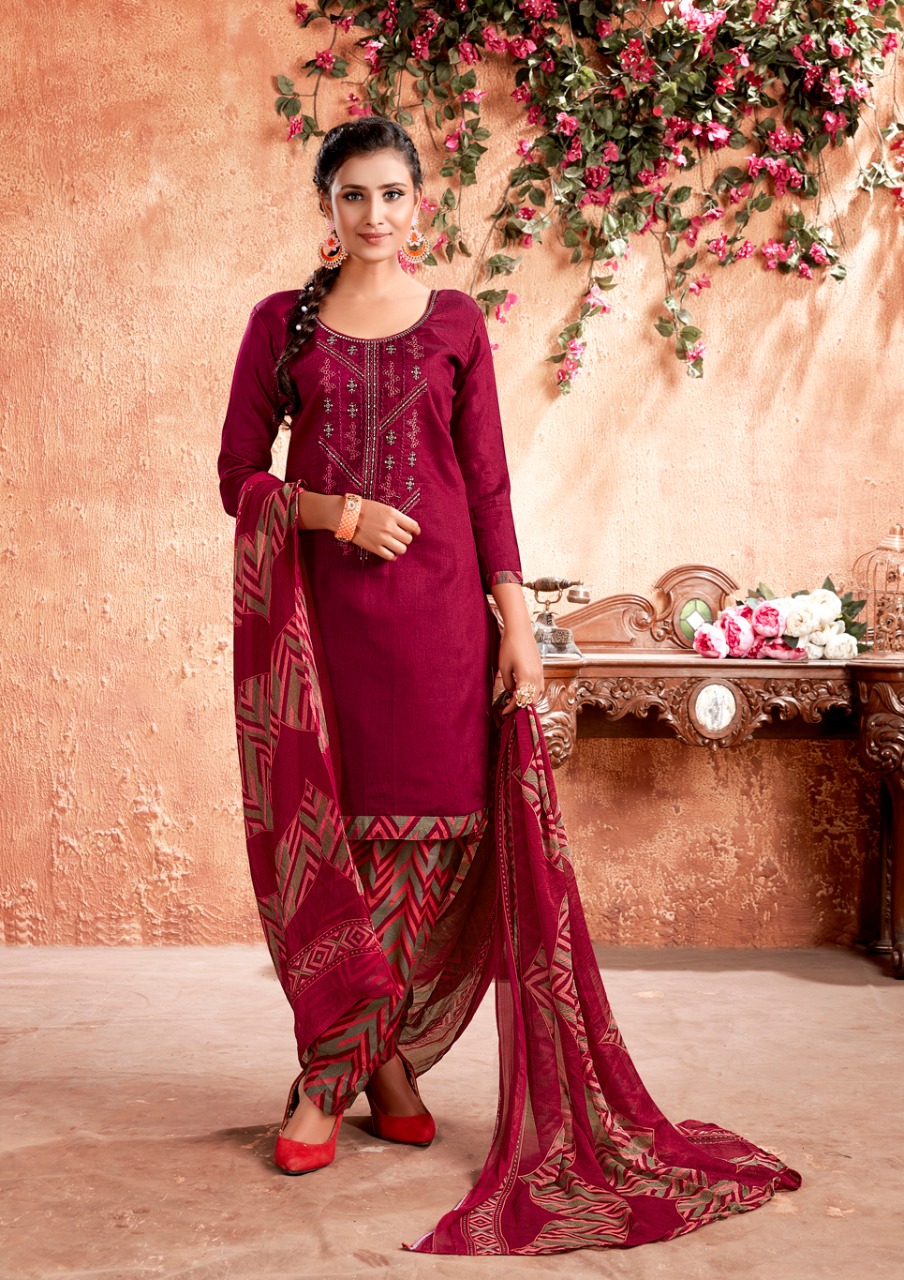 Kesariya Presents Mehar  Designer Dress Material Collection
