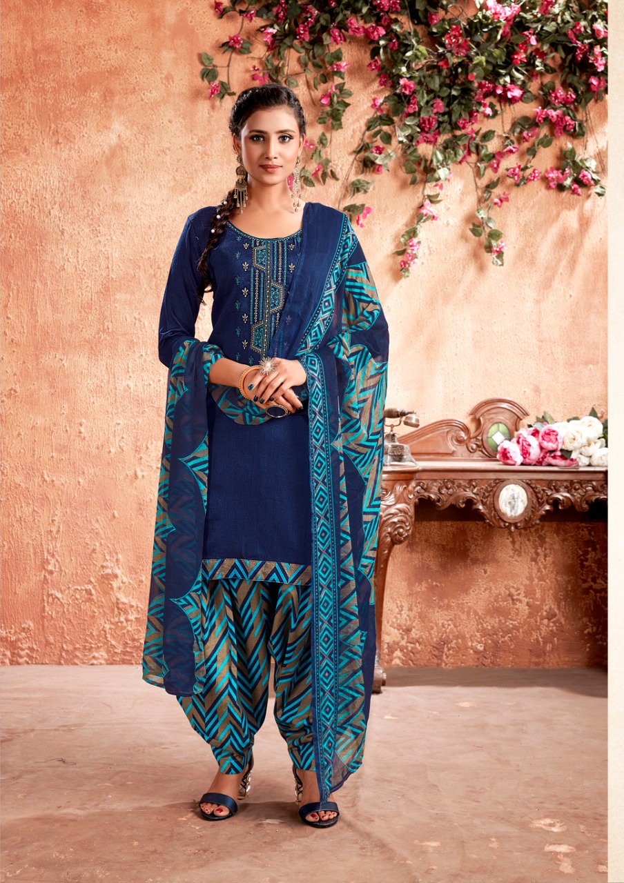 Kesariya Presents Mehar  Designer Dress Material Collection