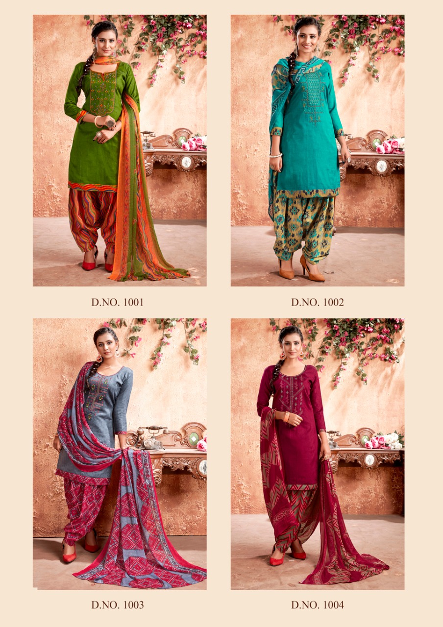 Kesariya Presents Mehar  Designer Dress Material Collection