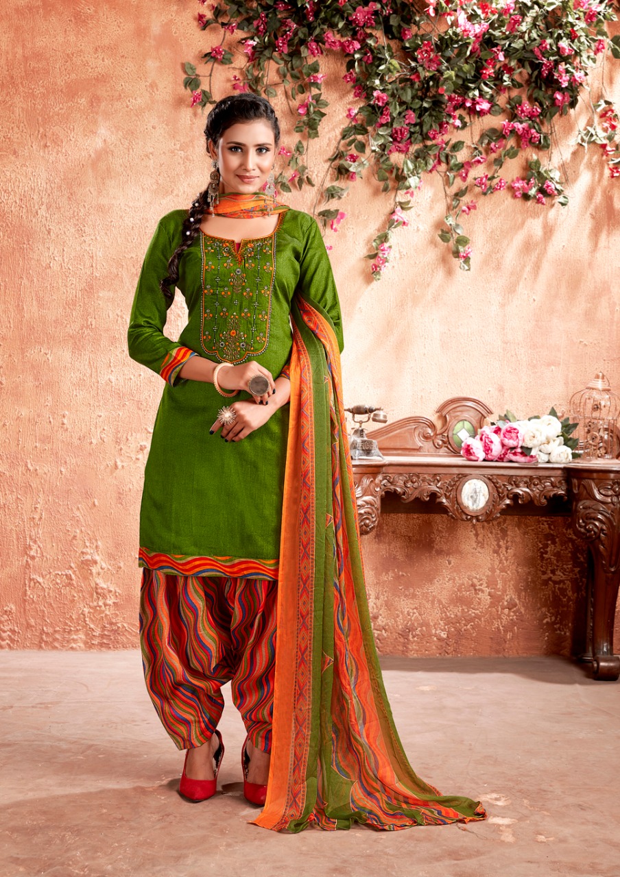 Kesariya Presents Mehar  Designer Dress Material Collection