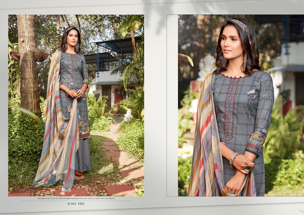 Kesariya  Presents Raazi Casual Wear Dress Material Collection