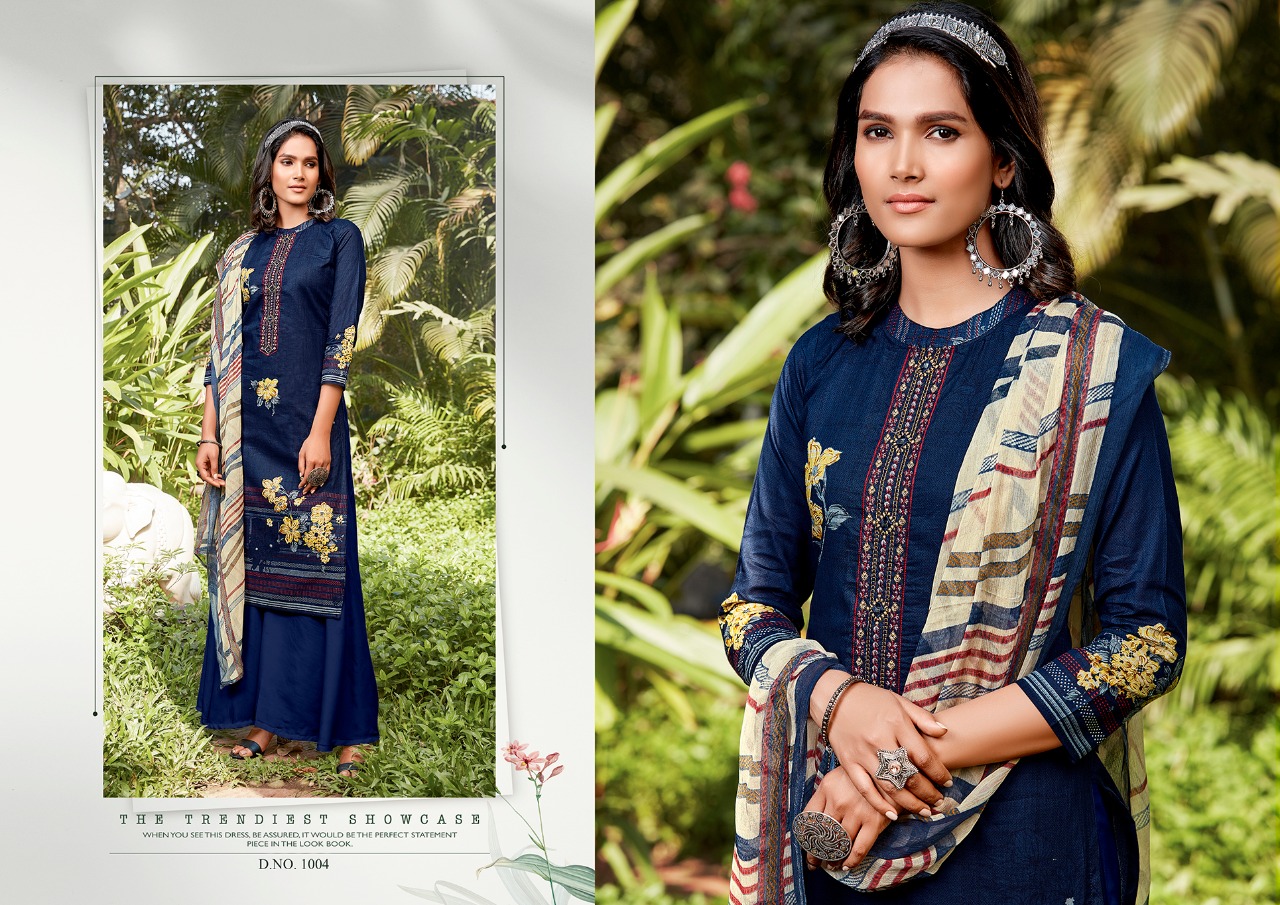 Kesariya  Presents Raazi Casual Wear Dress Material Collection