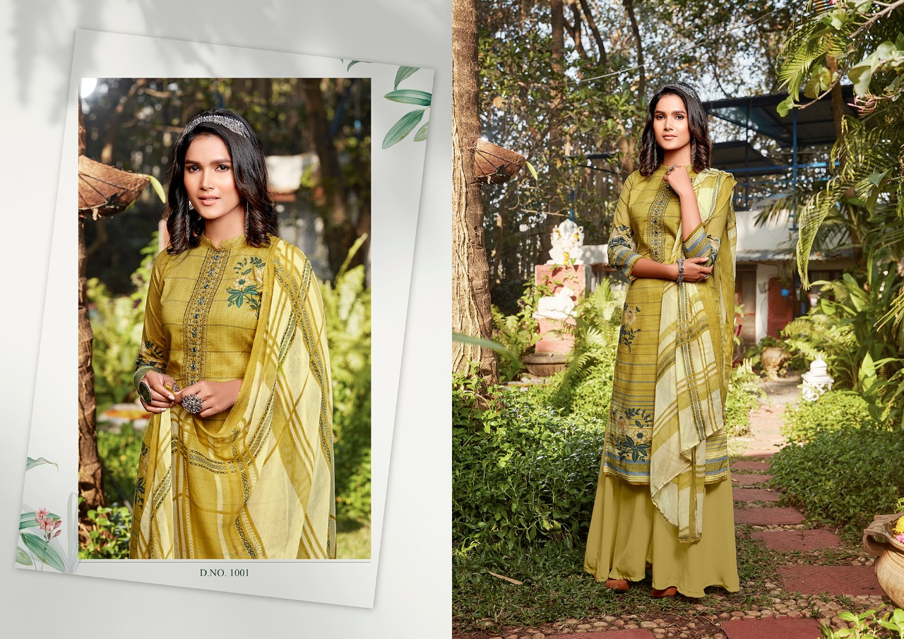 Kesariya  Presents Raazi Casual Wear Dress Material Collection